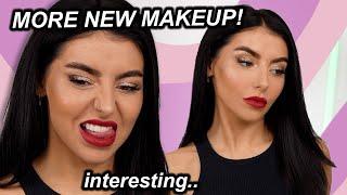 Testing MORE New Makeup!? Easy Christmas Glam Tutorial  | steph toms
