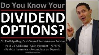 Dividend Options for (Participating) Life-Insurance Policies