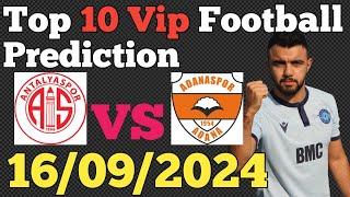 Football Predictions Today | 16th September 2024 | Soccer Betting Tips & Expert Picks