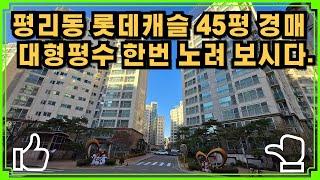 평리동 롯데캐슬 45평 경매 대형 평수 한번 노려 보시다!