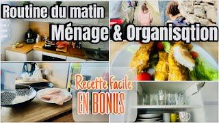 Ménage Rangement Maison RAPIDE   COURSES  Recette poulet pané  / RECETTE FACILE ‼️