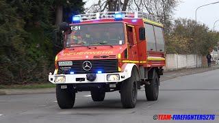 [Sirenenalarm - Verkehrsunfall mit Traktor - PKW überschlagen] Abschlussübung Feuerwehr Babenhausen