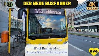 BVG Bus Linie M76 Mitfahrt #bus #berlin #bvg