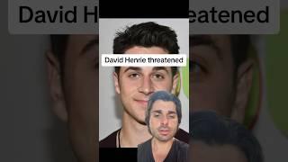 David Henrie threatened