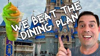 We BEAT the Disney Dining Plan! See if it's right for you.