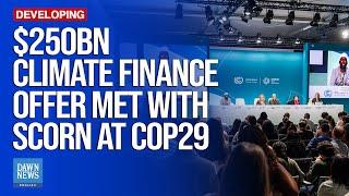 Climate Finance Offer Met with Scorn at COP29 | Dawn News English