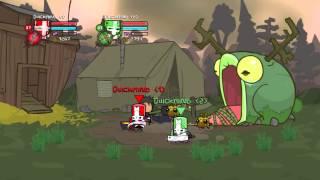 Youtube's Quickmind01 playing Castle Crashers with Quickgirl21