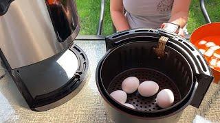 Air Fryer Hard Boiled Eggs Recipe | How To Cook Eggs In The Air Fryer