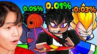 Unlocking 0.01% Units in Anime Vanguard