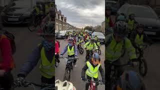 Noss Primary School bike train