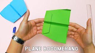 DIY paper airplane boomerangs. Anyone can do it