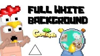 Growtopia - How to Get a Full White Background!!