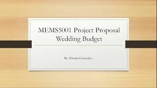 MEMS5001 Optimization Project Proposal