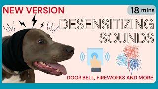 DESENSITIZE YOUR DOG (Sound Triggers: Doorbell, Thunder, Fireworks, Barking, Vacuum)