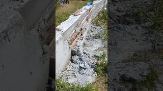 Concrete job fail #constructii #beton #concrete #fail