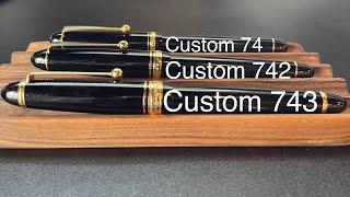 Pilot Custom 74 Series - 3 Pens from ‘92