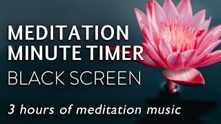 1 Minute Meditation Timer - Unguided Meditation Music - BLACK SCREEN