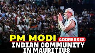 PM Modi’s interaction with members of Indian community in Mauritius | India- Mauritius