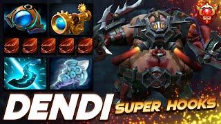 Dendi Pudge Super Hooks - Dota 2 Pro Gameplay [Watch & Learn]