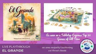 El Grande - Learn How To Play with Live Playthrough and Teach