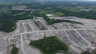 4k - drone over sharon village york region - 16 08 15