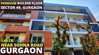 3 BHK Builder Floors in Uppal Southend Sector 49 Gurgaon - Near Sonha Road  | Call 9818268888