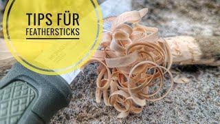 Tips für einfache Feathersticks #bushcraft #waldläufer #woodcraft #knife #outdoor #survival