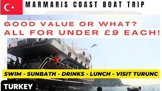 Best value trip in Marmaris? | 2023 | All Inclusive boat | Swimming | Food drink | Turunc | Turkey