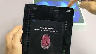 iPad Air 5 (2022): How to Setup Fingerprint Password (Touch ID)