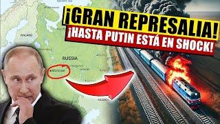 UCRANIA apunta a la AORTA de RUSIA: tren de SUMINISTROS MILITARES críticos explotado en MOSCÚ!