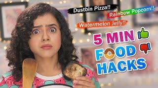  5 MIN FOOD HACKS Testing !! | Part 2 | Honest Review Ep 14 | Wonder Munna Unplugged