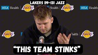 Luka Doncic REQUESTS TRADE back to Dallas after blowout loss - Post Game Interview - Lakers vs Jazz