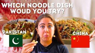 PAKISTANI Vs. CHINESE Noodles! | Pan Pals 