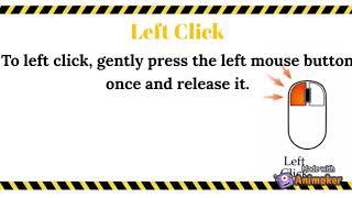 COMPUTER MOUSE | Left-click & Double-click | CLASS 1 | PART 3