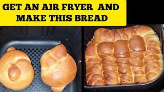 2 SUPER EASY AIR FRYER BREAD RECIPES TO BAKE  IN 2025. GET AN AIR FRYER MORE RECIPES ON THE WAY