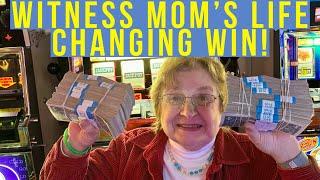 Behold The Christmas Miracle With Mom & Her Life Changing Win! The Greatest Xmas Slot Video Ever!