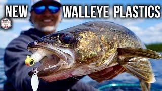 Fishing CRAZY NEW Plastics for Walleyes on a Canadian Fly-In!