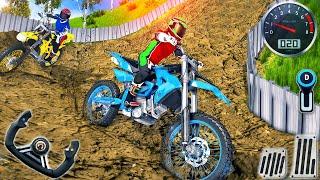 Offroad Bike Racing Simulator 3D - Uphill Dirt MotorCycle Race Rider - Android GamePlay #2