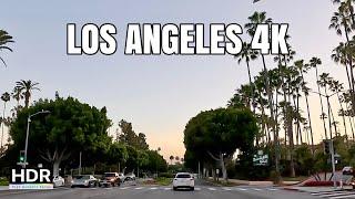 Sunset Drive on Sunset BLVD Los Angeles, California 4K