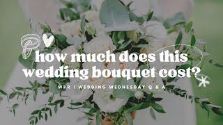 All White Wedding Bouquet Price | Cost Of Wedding Flowers | Budget-Friendly