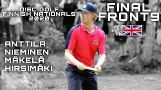 Disc Golf Finnish Nationals 2020 FINAL ROUND Lead Card F9