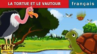 LA TORTUE ET LE VAUTOUR | Tortoise and Vulture in French | Contes De Fées Français