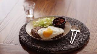 함박스테이크 만들기 : How to make Hamburger steak