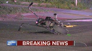 Teen riding minibike killed