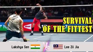 SURVIVAL OF THE FITTEST | Lakshya Sen VS Lee Zii Jia