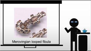 Merovingian looped fibula