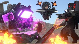 Skibidi War: Titan TV Man AndTitan Camera Speaker Vs Astro