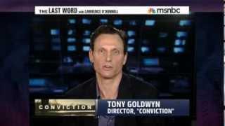 Tony Goldwyn - Conviction on MSNBC