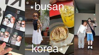 days in busan | korea travel vlog, art gallery, cafe, stationary stores, kbbq, more shopping!