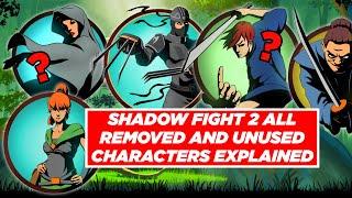 SHADOW FIGHT 2 ALL REMOVED AND UNUSED CHARACTERS AND EXTRA EXPLAINED IN HIND